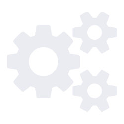 engineering transcription services gears icon